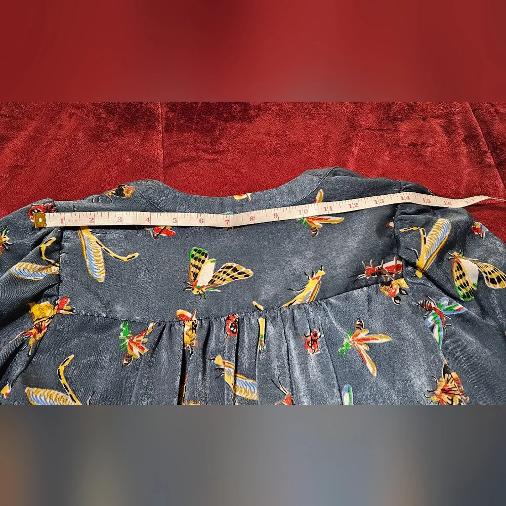 Zara Basic Insect Blouse - Picture 4 of 6